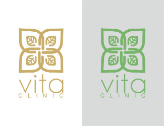 Projekt graficzny logo dla firmy online vita clinic